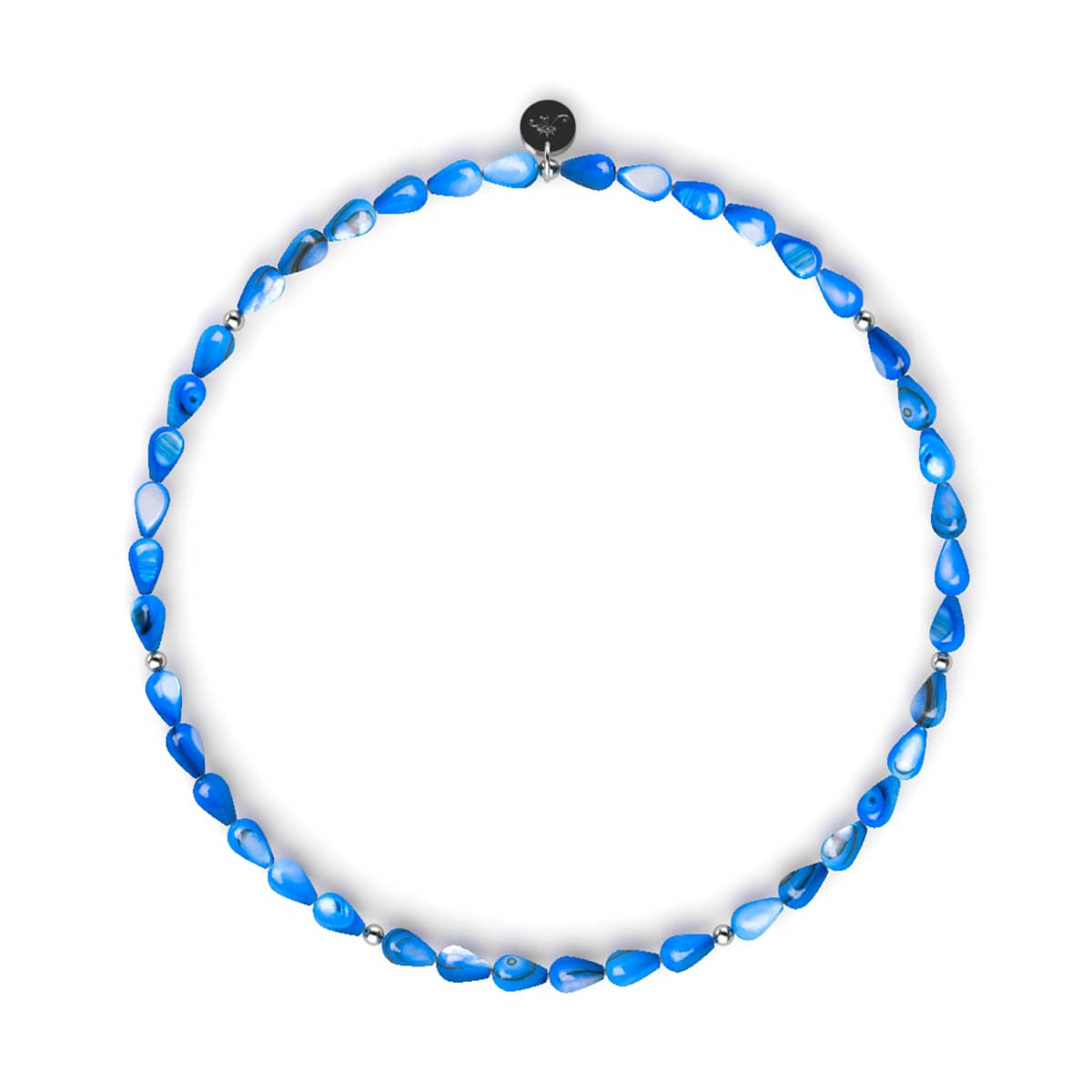 Lapis Tears | .925 Sterling Silver | Mother of Pearl Teardrop Wrap